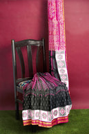 Fish design Sambalpuri Half tissue silk saree