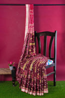 Collection Mahua Flower design sambalpuri silk saree with blouse piece