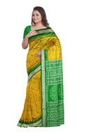 Doll design Bomkai silk saree with blouse piece