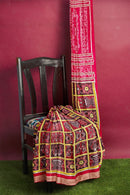Sambalpuri Nabakothi Silk Saree with Blouse Piece