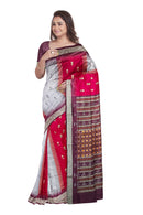 Bomkai silk saree with blouse piece