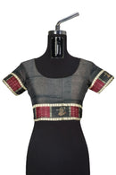 Bomkai silk saree with blouse piece