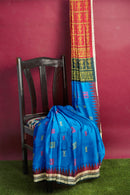 Doll design Bomkai silk saree with blouse piece