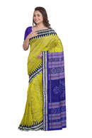 Sambalpuri silk saree with blouse piece