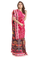 Animals design Sambalpuri silk saree with blouse piece
