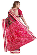 Animals design Sambalpuri silk saree with blouse piece
