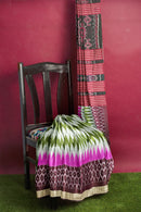 Sambalpuri silk saree with blouse piece