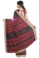 Sambalpuri silk saree with blouse piece