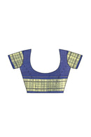 Exquisite Terracotta design sambalpuri cotton saree with blouse piece