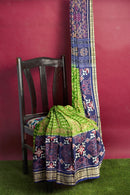 Exquisite Terracotta design sambalpuri cotton saree with blouse piece
