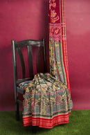 Ayodhya Ram temple design exclusive sambalpuri cotton saree with blouse piece