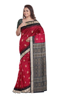 Doll design Bomkai silk saree with blouse piece