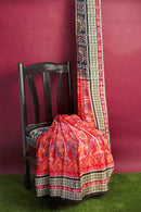 Sambalpuri cotton saree with blouse piece