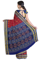 Exquisite Sambalpuri cotton saree with blouse piece