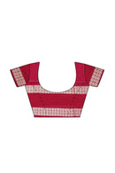 Exquisite Mathematics design sambalpuri cotton saree with blouse piece and Paspali boarder