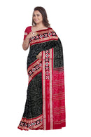 Exquisite Mathematics design sambalpuri cotton saree with blouse piece and Paspali boarder