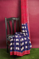 Flower Design Sambalpuri cotton saree