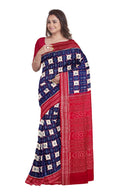 Flower Design Sambalpuri cotton saree