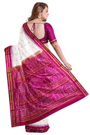 Half Tissue Sambalpuri silk saree with blouse piece
