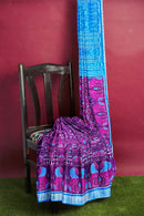 Beautiful Sambalpuri silk saree with blouse piece
