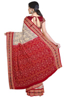 Exquisite Sambalpuri cotton saree with blouse piece