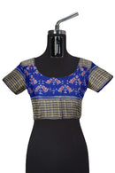 Birds design sambalpuri cotton saree with blouse piece
