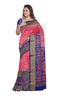 Birds design sambalpuri cotton saree with blouse piece