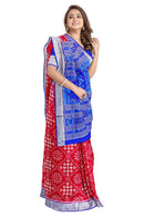 Pasapali design sambalpuri silk saree with blouse piece