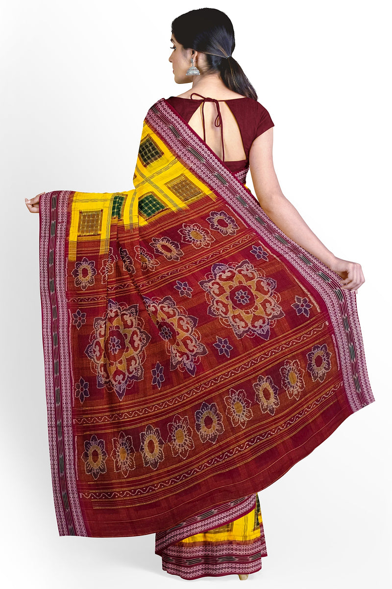 Exquisite Ashwini design Sambalpuri Cotton Saree