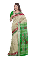 Bomkai Silk saree with blouse piece