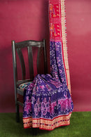 Exclusive village life design SAMBALPURI cotton saree with blouse piece
