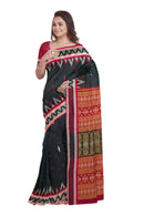 Bomkai Cotton Saree (With Blouse Piece)