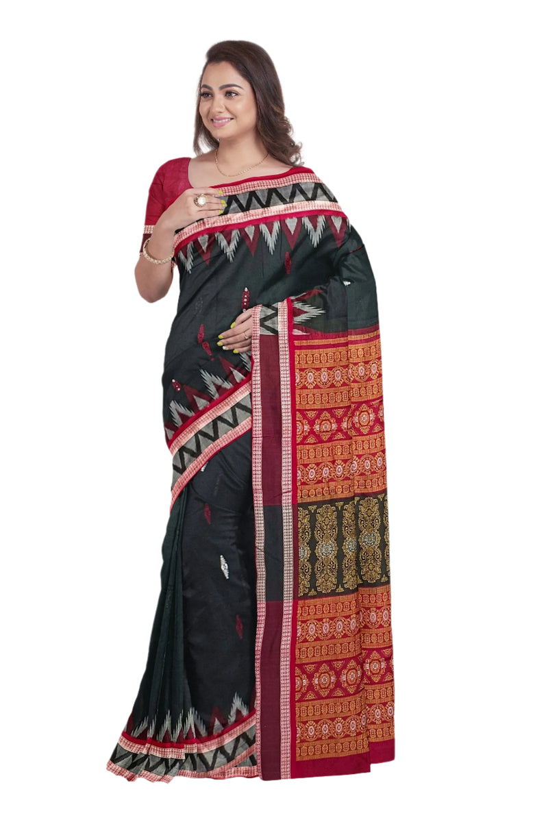 Bomkai Cotton Saree (With Blouse Piece)