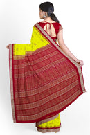 Bomkai silk saree with blouse piece