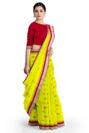 Bomkai silk saree with blouse piece