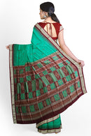 Bomkai silk saree with blouse piece
