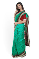 Bomkai silk saree with blouse piece