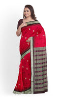 Bomkai silk saree with blouse piece