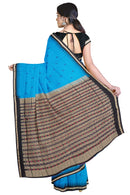Bomkai silk saree with blouse piece