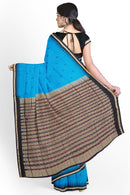 Bomkai silk saree with blouse piece