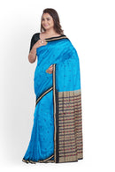 Bomkai silk saree with blouse piece