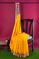 Pasapalli boarder Sambalpuri silk saree with blouse piece