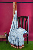 Bomkai silk saree with blouse piece