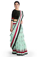 Bomkai Cotton Saree With Blouse Piece