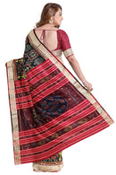 Sambalpuri silk saree with blouse piece