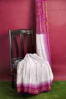 Half Tissue Sambalpuri silk saree with blouse piece