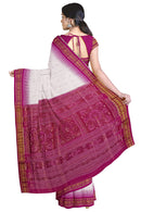 Half Tissue Sambalpuri silk saree with blouse piece