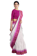Half Tissue Sambalpuri silk saree with blouse piece