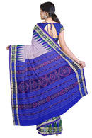 Sambalpuri silk saree with blouse piece