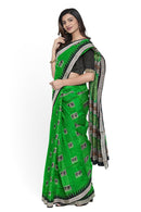 Premium Bomkai Silk Saree with Blouse Piece